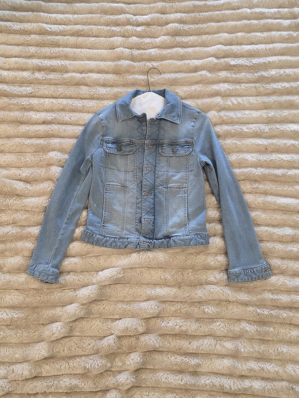 Zadig & Voltaire Light Blue Washed Denim Jacket